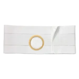 7" Left, White, Regular Elastic, Nu-Form Belt, 2X-Large, 4-1/2" Opening Placed 1-1/2" From Bottom