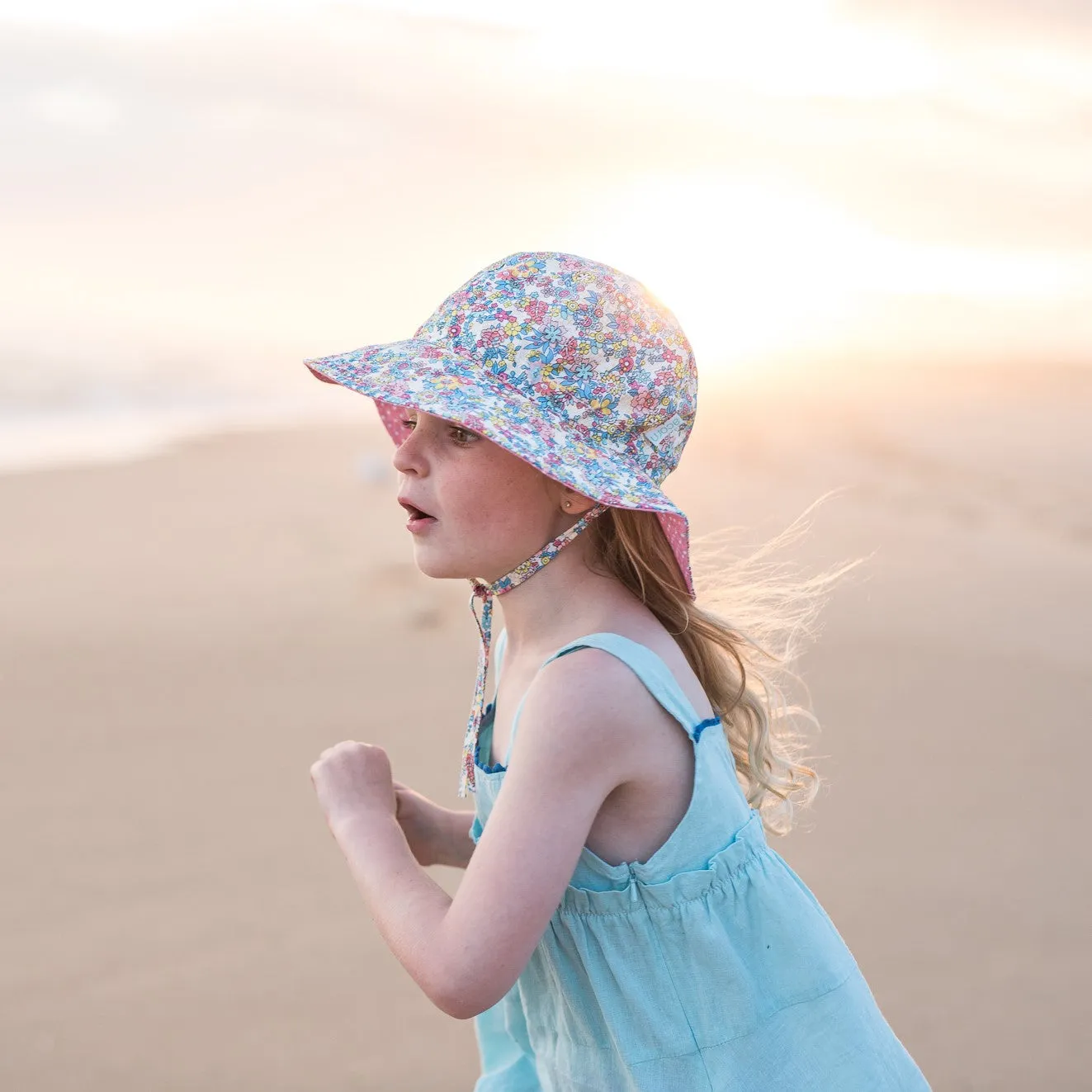 Acorn Kids: Olivia Reversible Hat Floral
