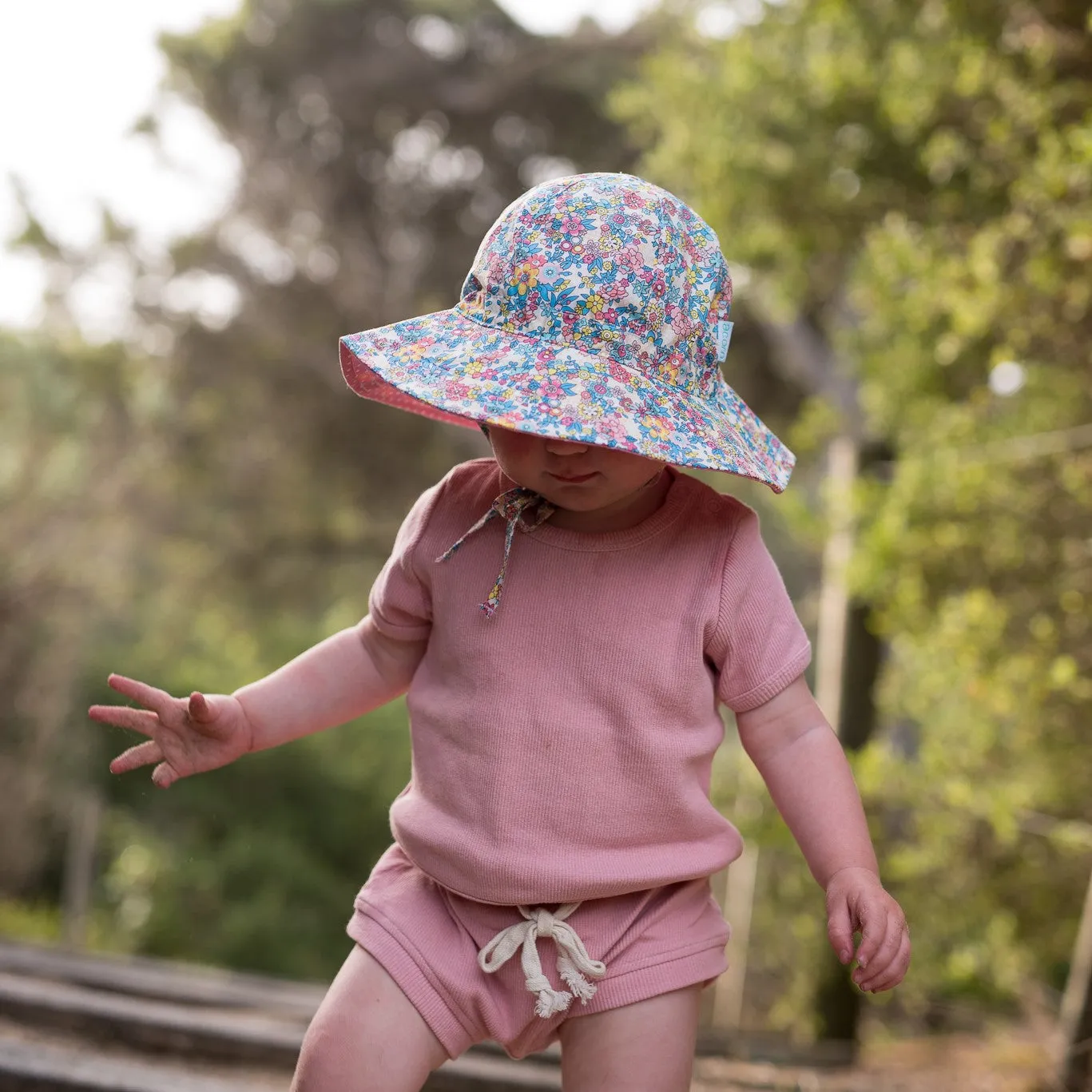 Acorn Kids: Olivia Reversible Hat Floral