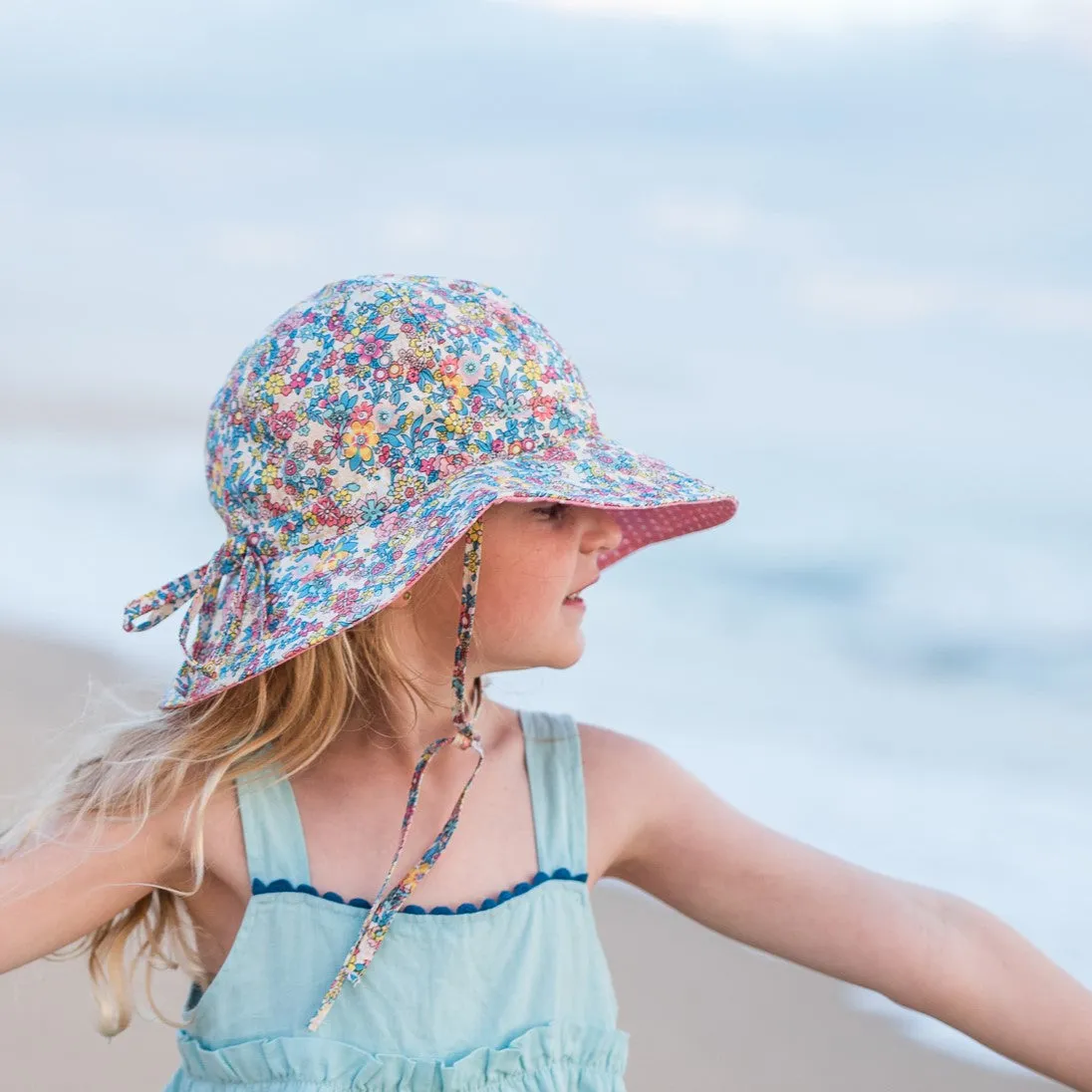 Acorn Kids: Olivia Reversible Hat Floral