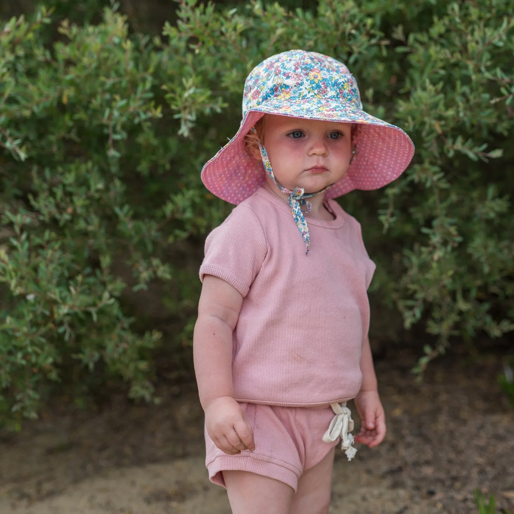 Acorn Kids: Olivia Reversible Hat Floral