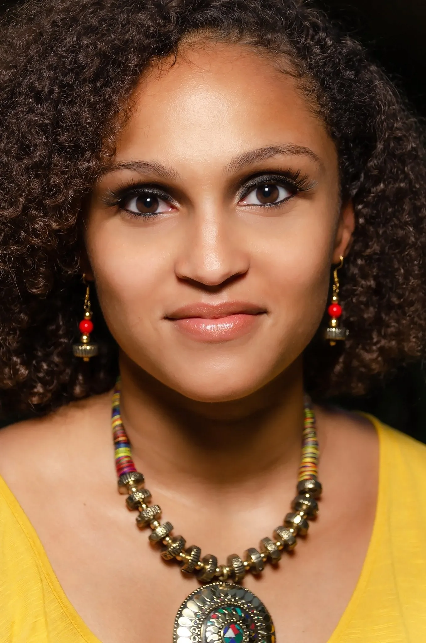 African Threaded necklace
