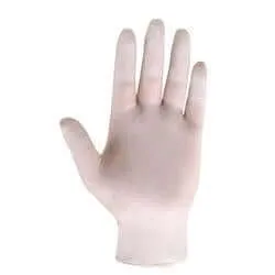 AZOSS | Latex Disposable Gloves, Natural, 100Pcs - Large