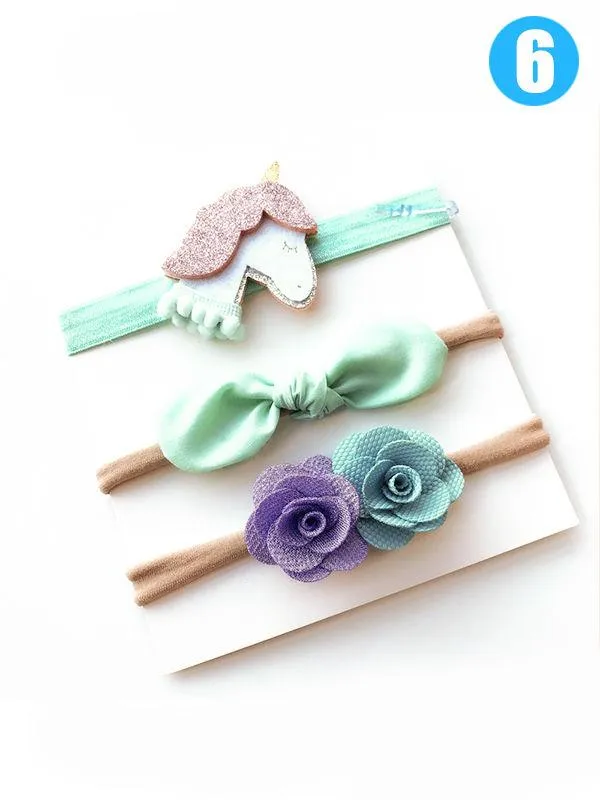 Baby Girls Accessories Headband 3-Piece Hairband Set