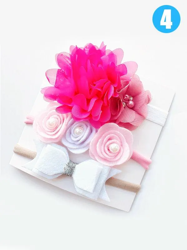 Baby Girls Accessories Headband 3-Piece Hairband Set