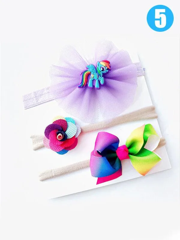 Baby Girls Accessories Headband 3-Piece Hairband Set