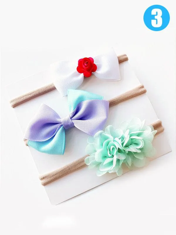 Baby Girls Accessories Headband 3-Piece Hairband Set
