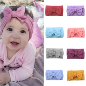 Baby/Kid Girl Solid Bow-knot Headbands