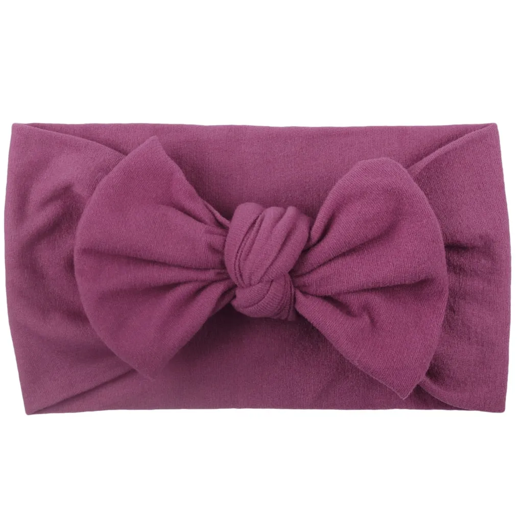Baby/Kid Girl Solid Bow-knot Headbands