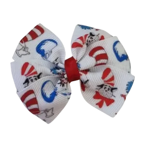 Bella Hair Bow - Dr Seuss's Cat in the Hat