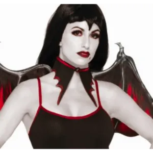 Black & Red Adult Vampiress Collar