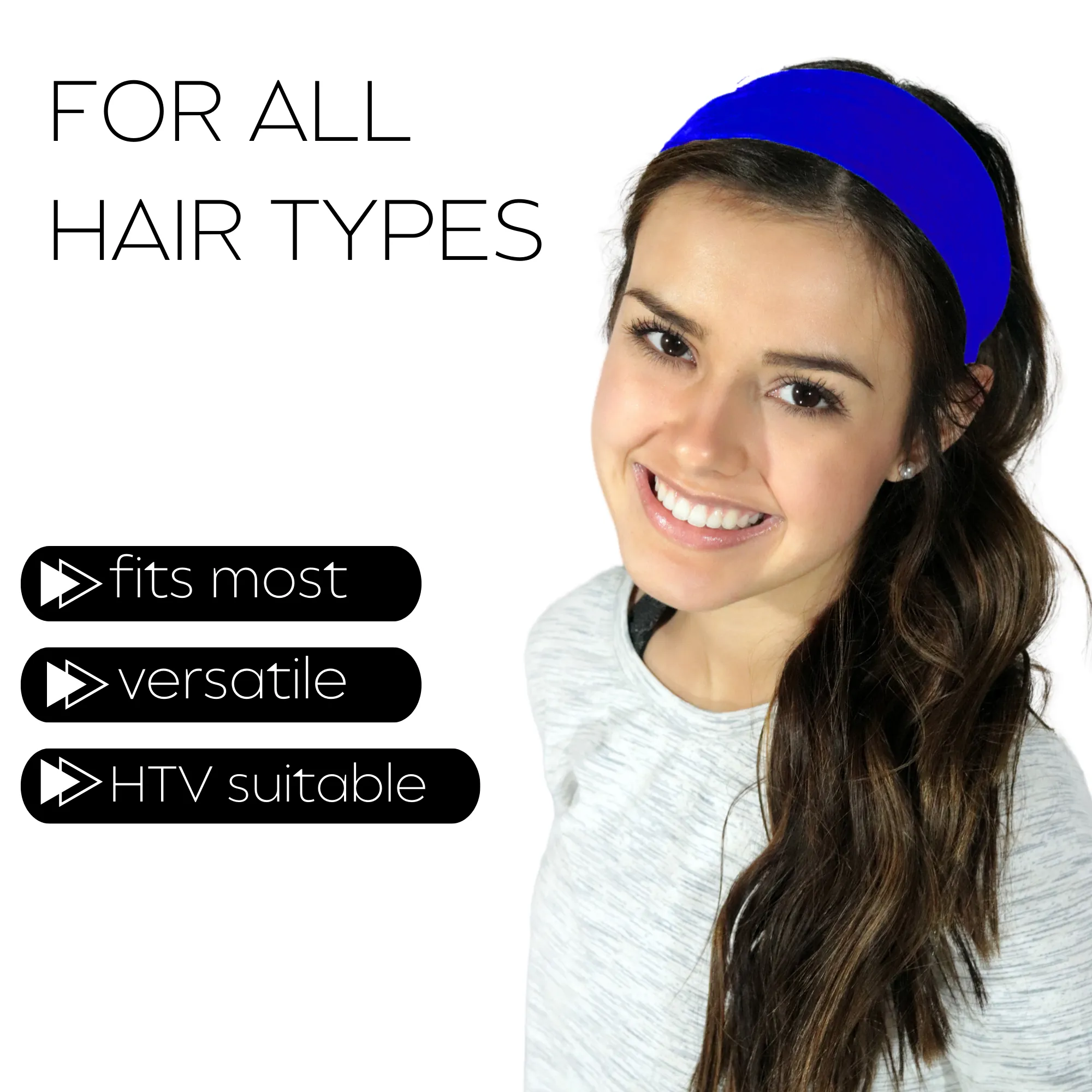 Blue Cotton Headband