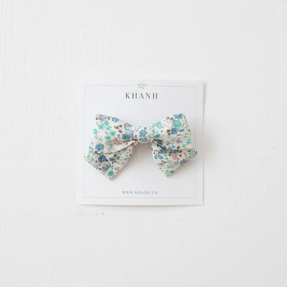 Blue Fleur | Petite Sailor Bow