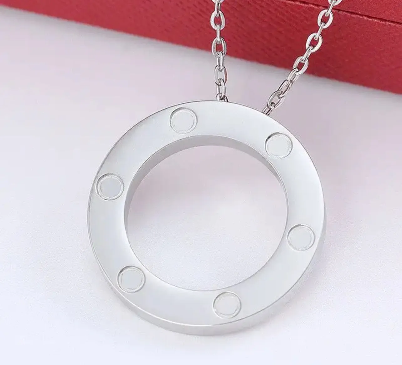 Boho Long Chain Necklace Circle Hollow Metal Stick Pendant Necklaces For Women Fashion Neck Jewelry - X4368440
