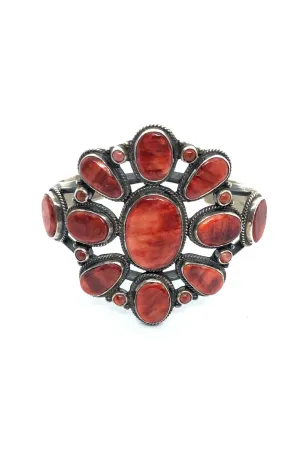Bold Navajo Spiny Shell Cuff by artist Dean Brown