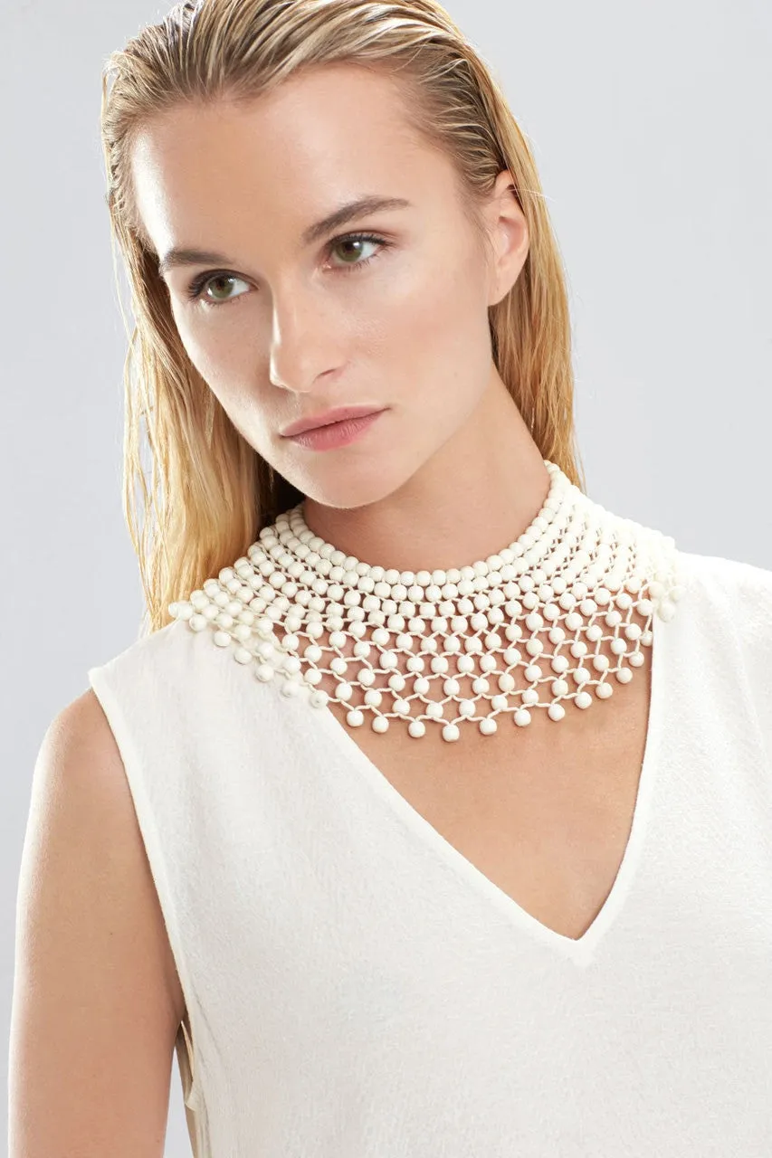 Bone Small Beaded Necklace