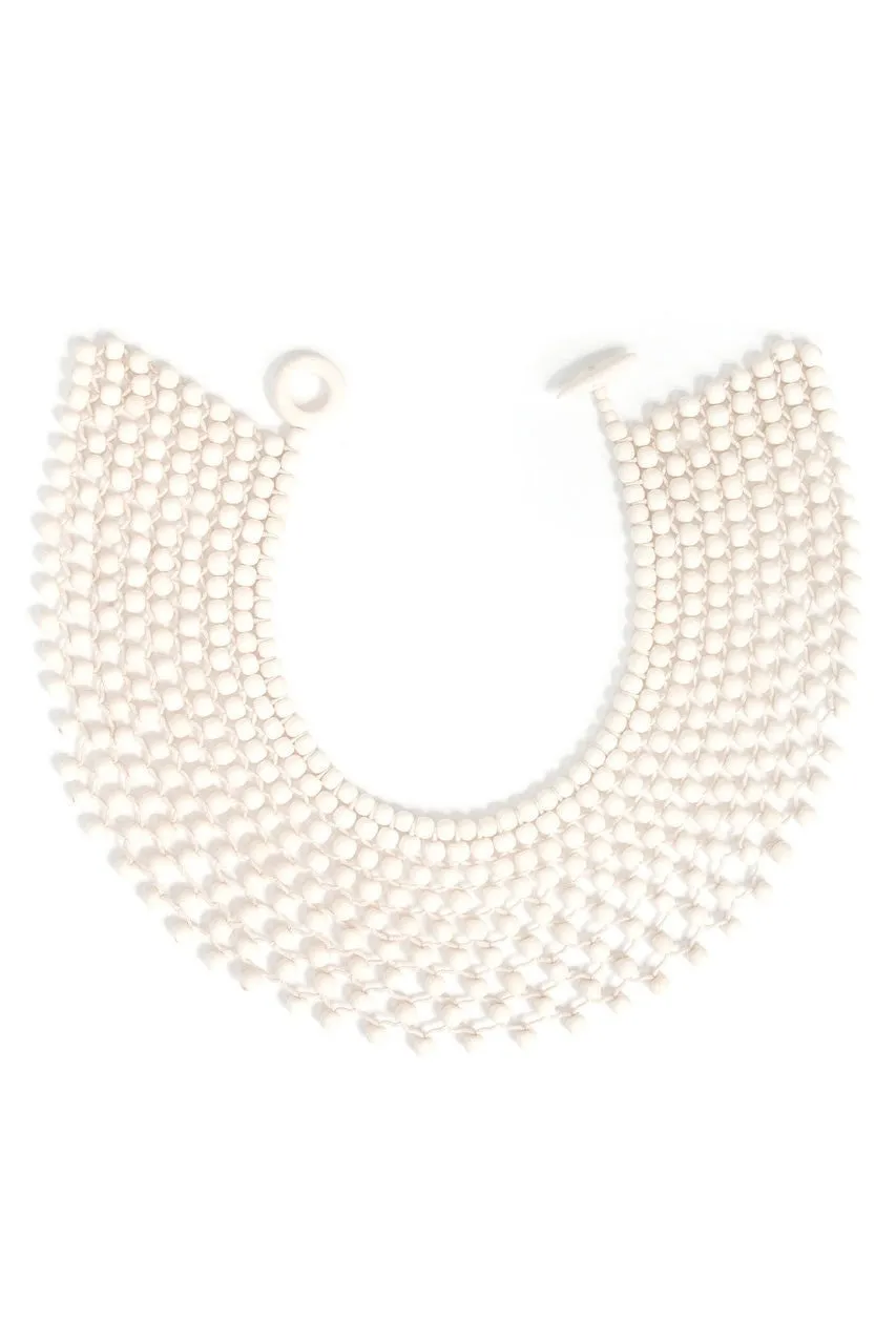 Bone Small Beaded Necklace