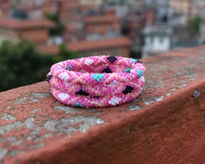 Bright Pink Roll On Bracelet Nepal