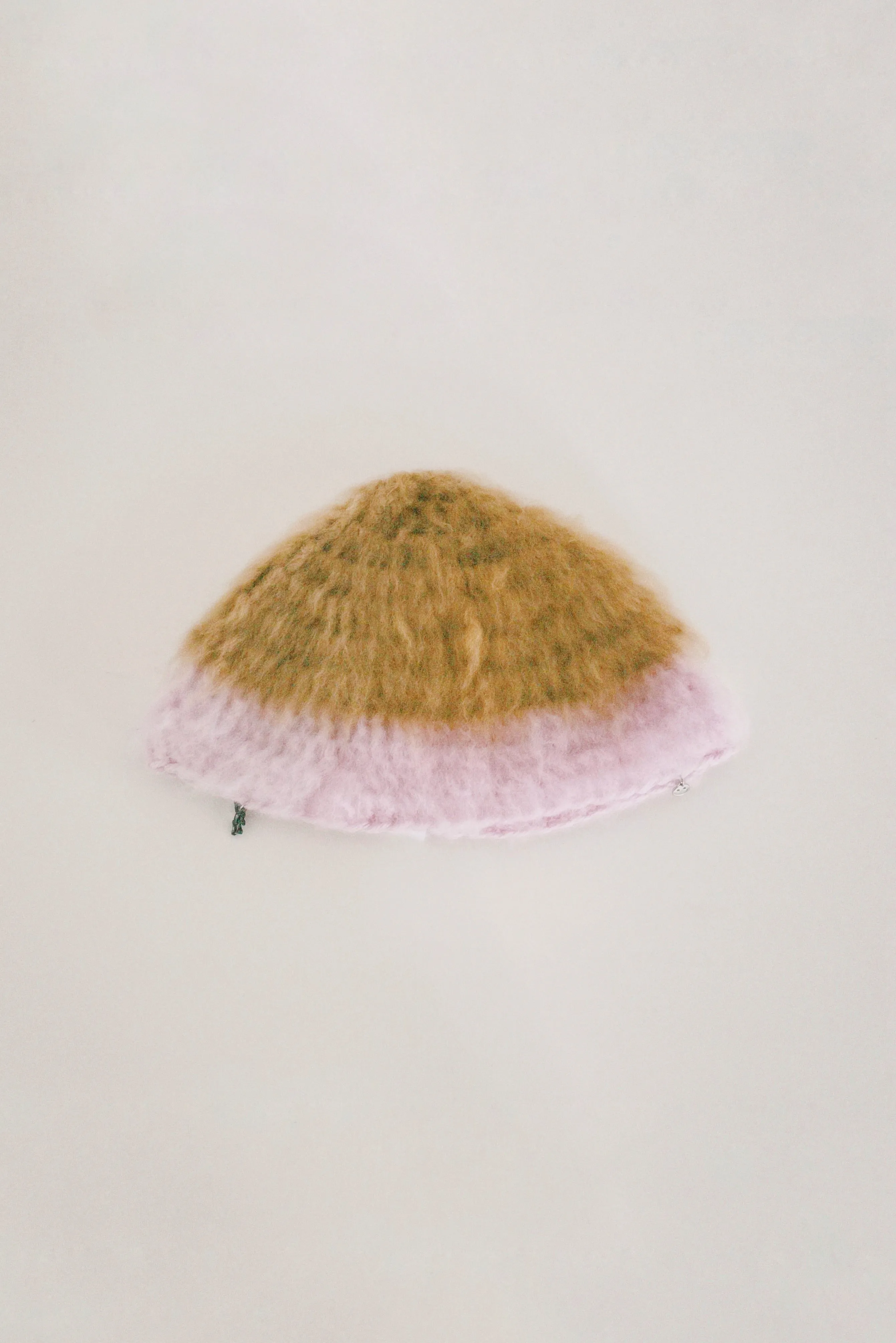 Brown and Pink Hat