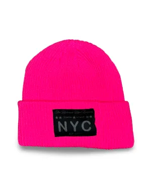 Callender NYC Fisherman Beanie - Pink