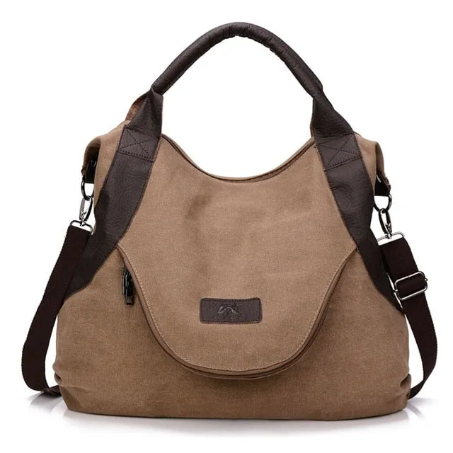 Canvas Shoulder Bag Tote Ladies Hand Bags