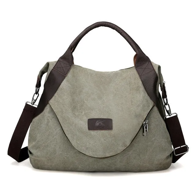 Canvas Shoulder Bag Tote Ladies Hand Bags