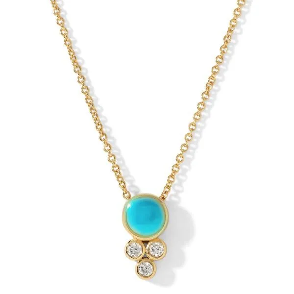 CAPRI TURQUOISE PENDANT NECKLACE - JOY DRAVECKY