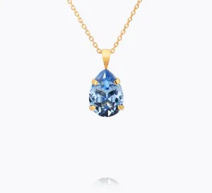 Caroline Svedbom Mini Drop Necklaces Light Saphire