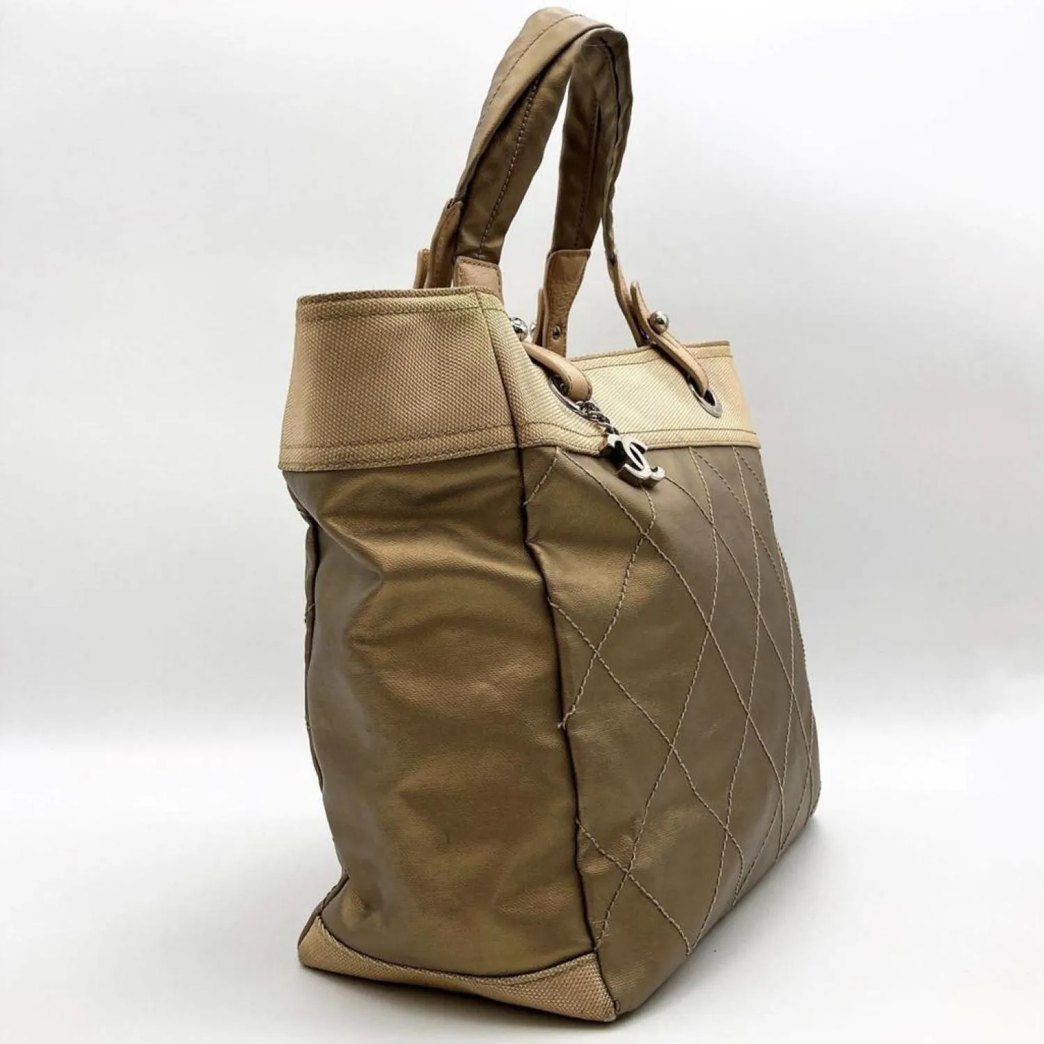 Chanel Cabas  Canvas Tote Bag (Pre-Owned)
