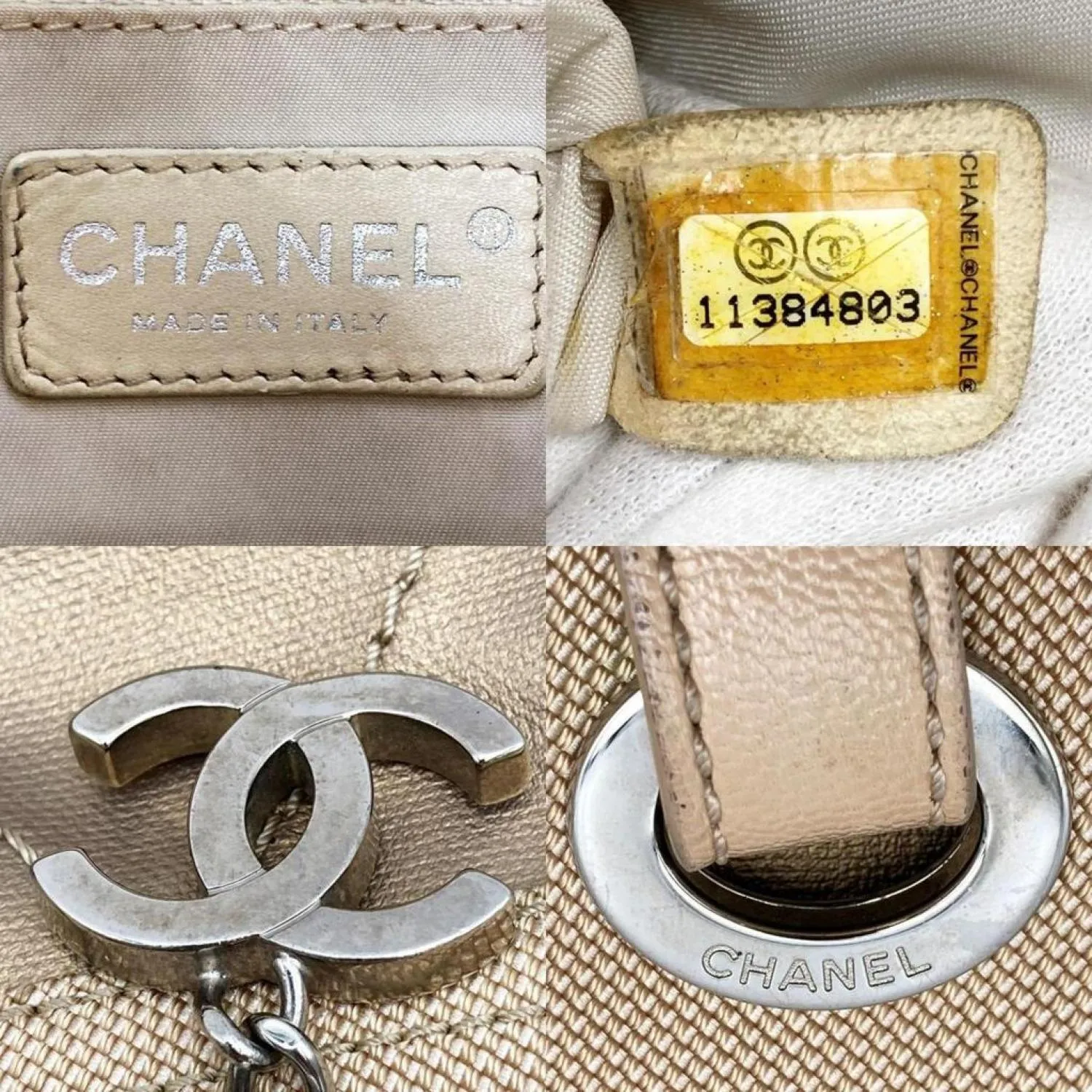 Chanel Cabas  Canvas Tote Bag (Pre-Owned)