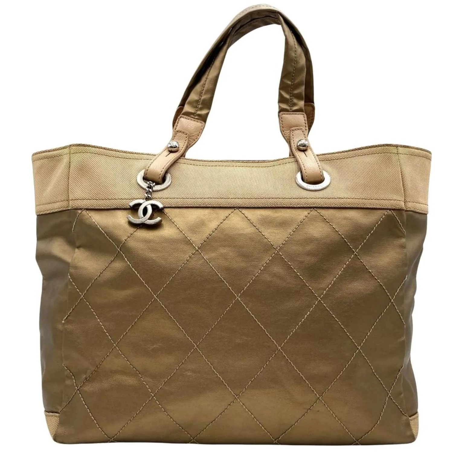Chanel Cabas  Canvas Tote Bag (Pre-Owned)