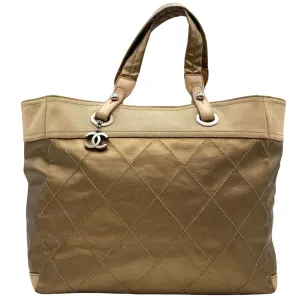 Chanel Cabas  Canvas Tote Bag (Pre-Owned)