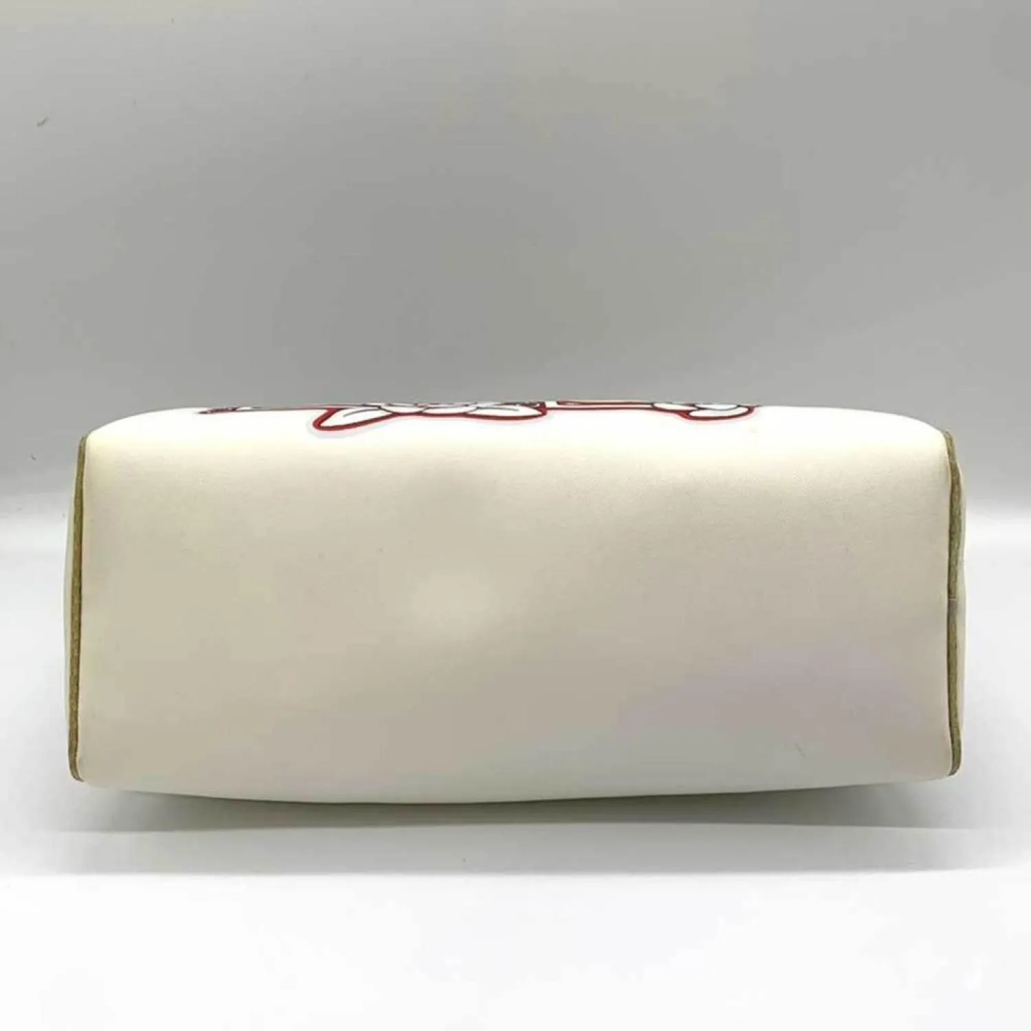 Chanel Camellia  Canvas Clutch Bag (Pre-Owned)