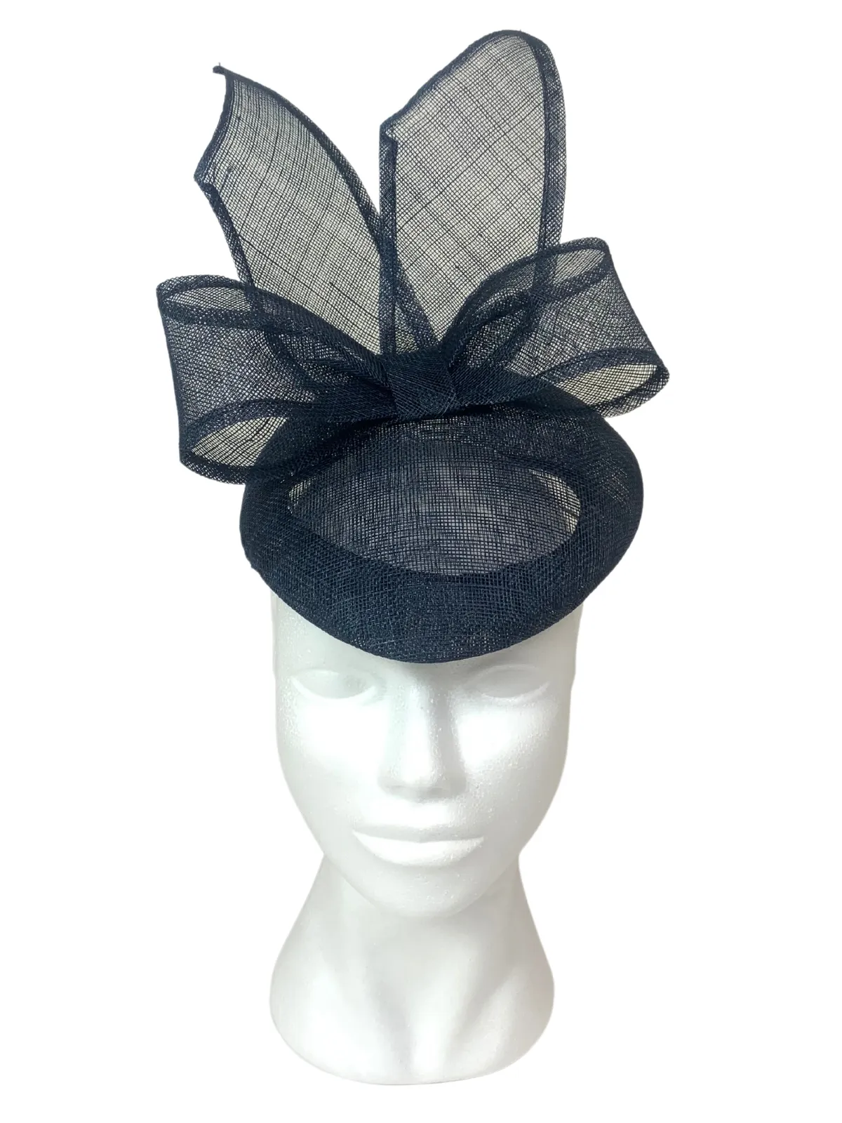 Cheltenham Button Bow Hat / Navy