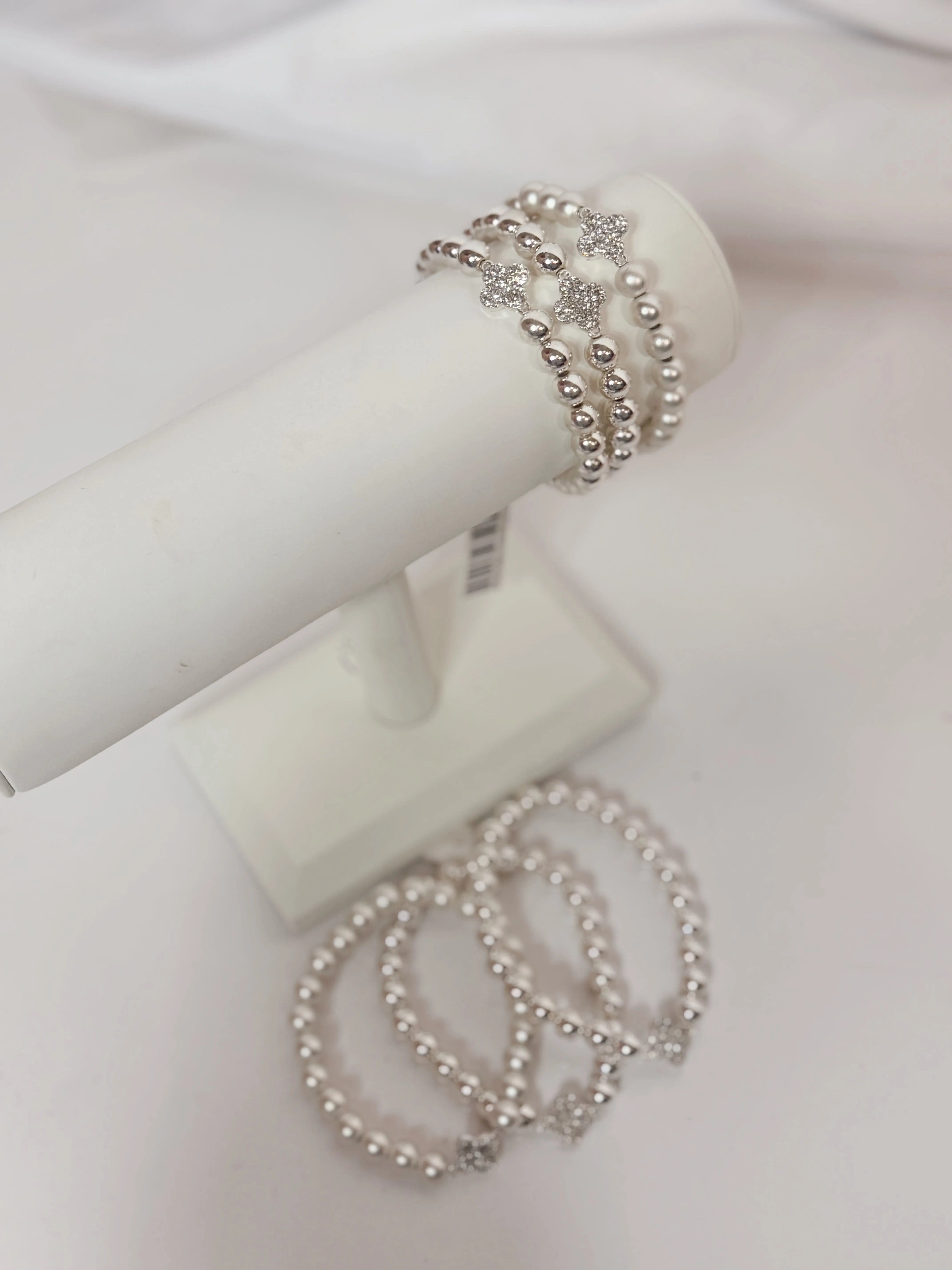 Clover Trio Beaded Bracelets