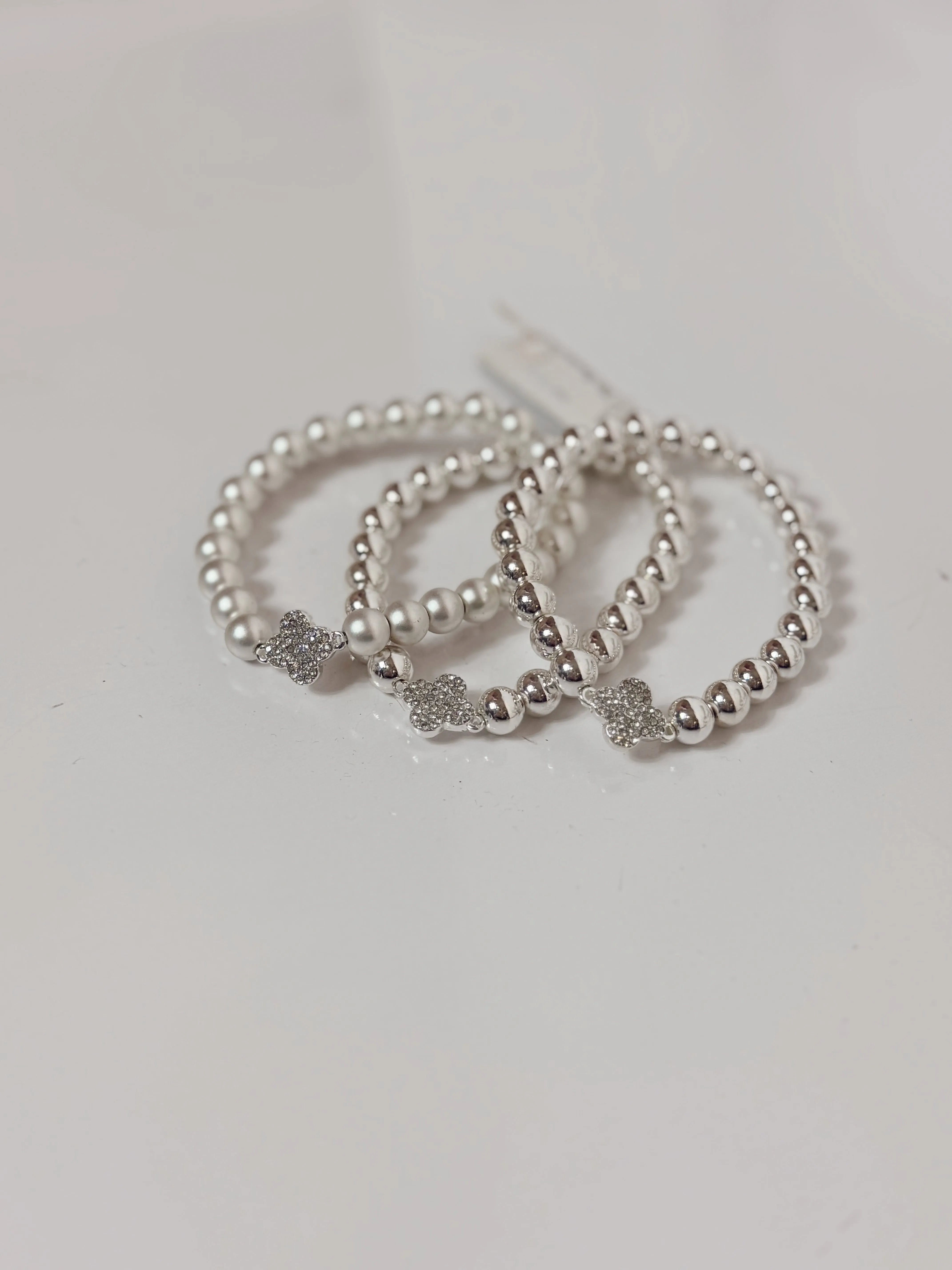 Clover Trio Beaded Bracelets