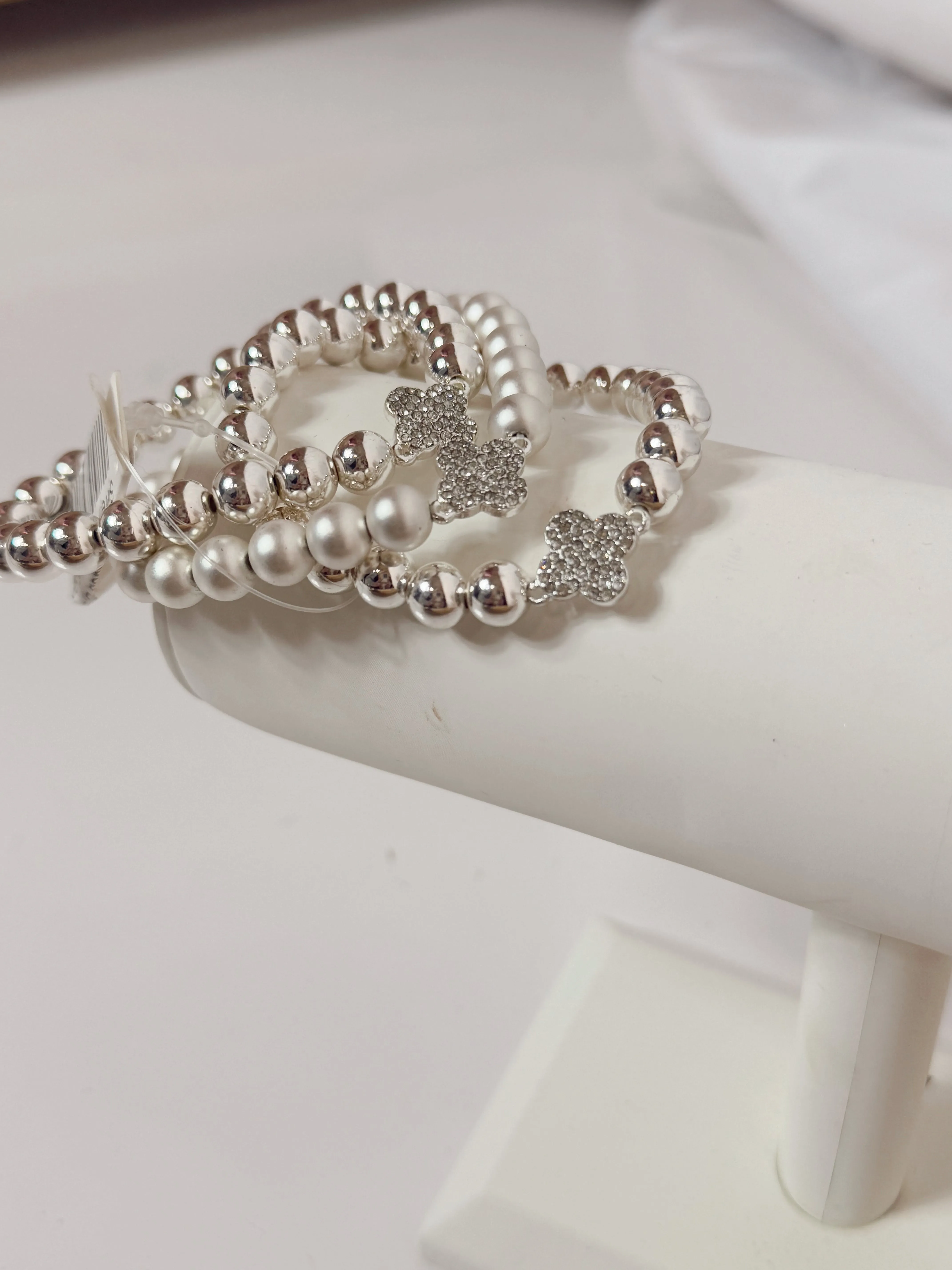 Clover Trio Beaded Bracelets