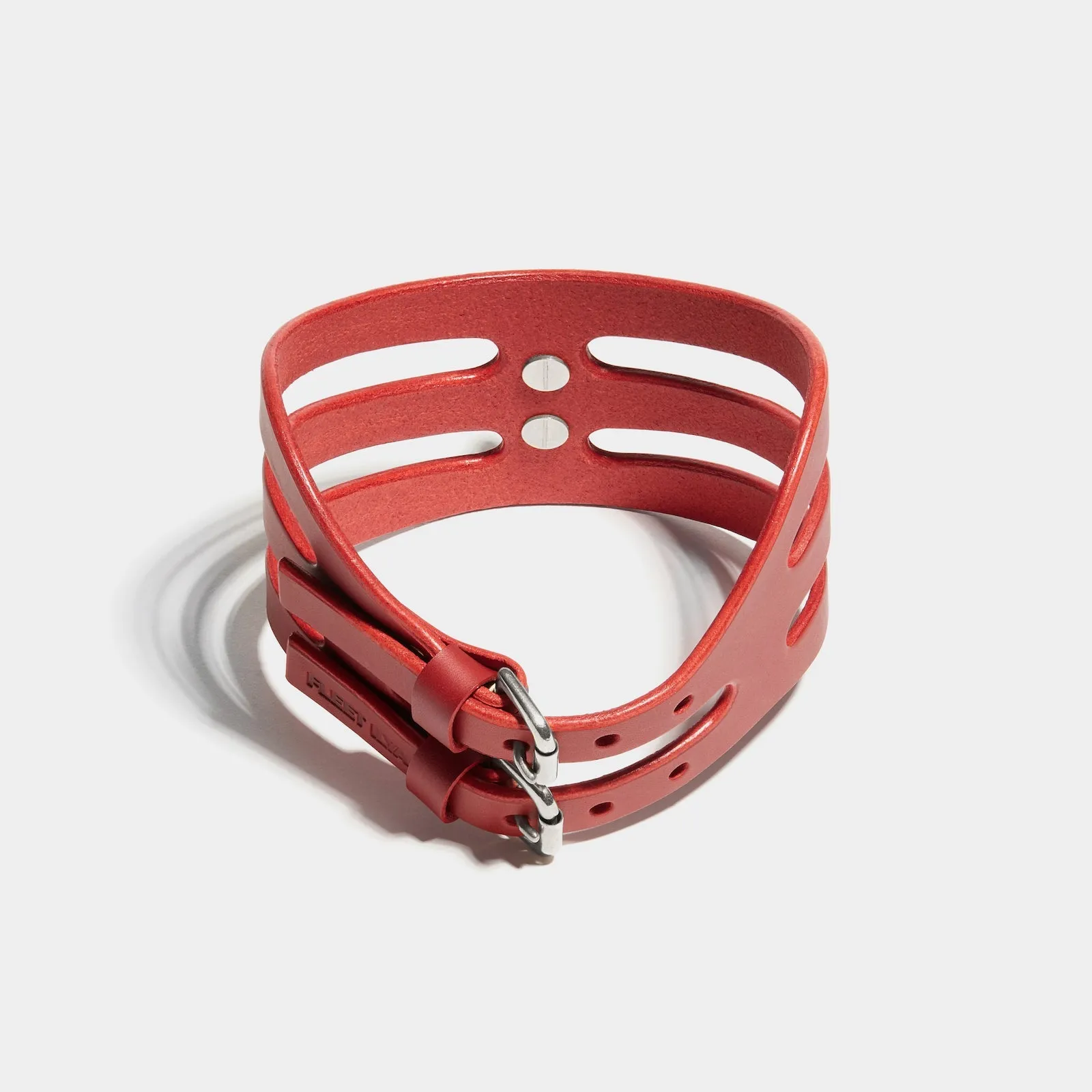 CUT OUT POSTURE COLLAR RED