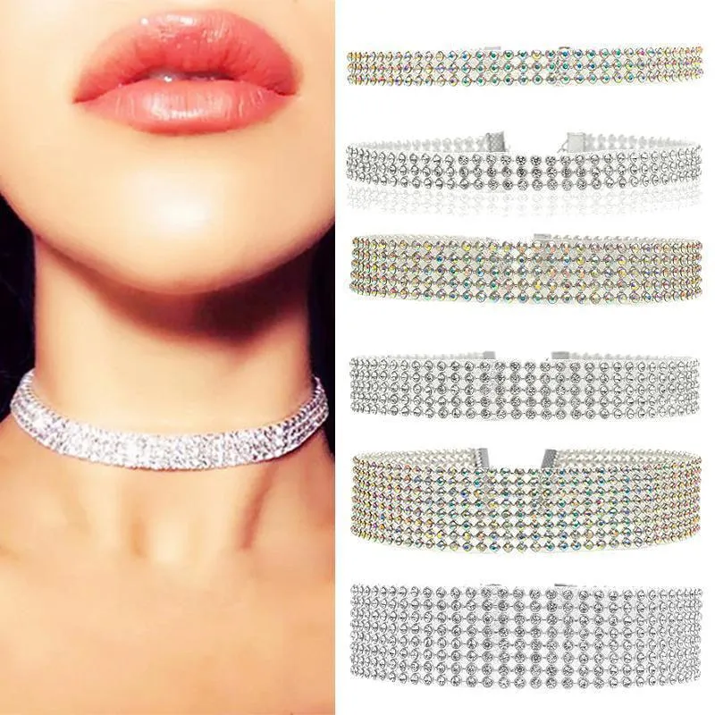 Dazzling Rhinestone Choker