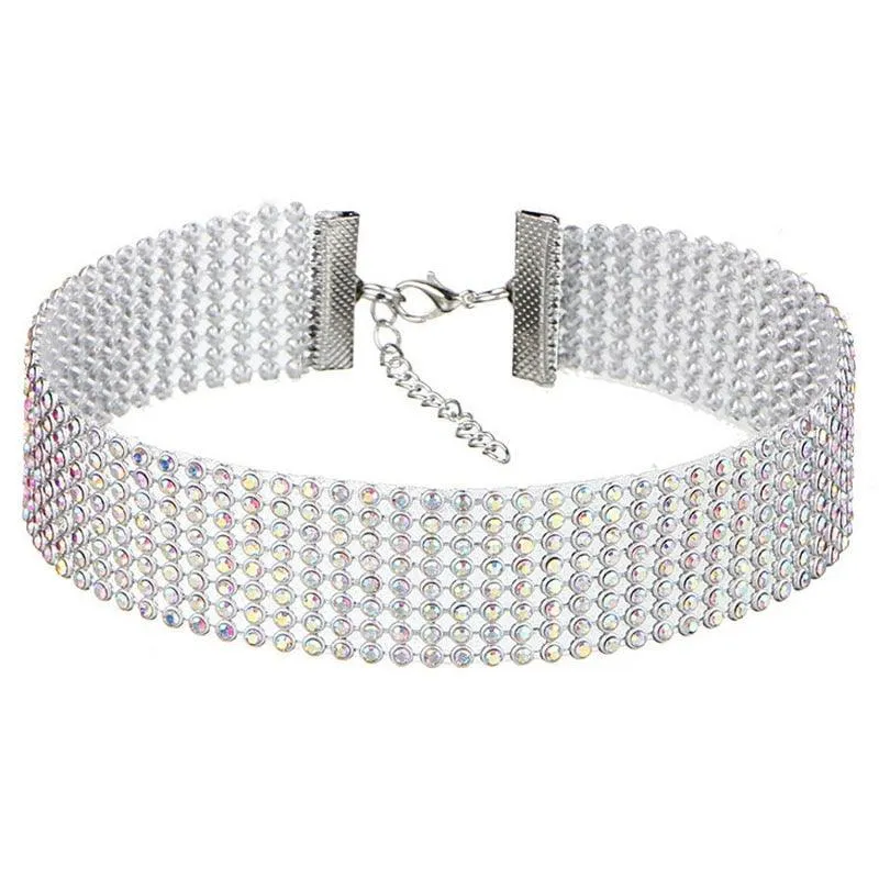 Dazzling Rhinestone Choker