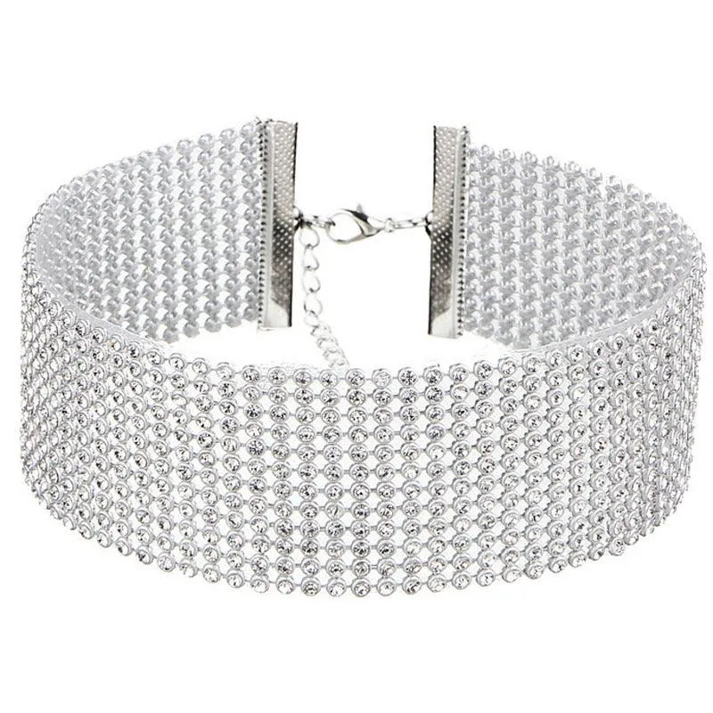 Dazzling Rhinestone Choker