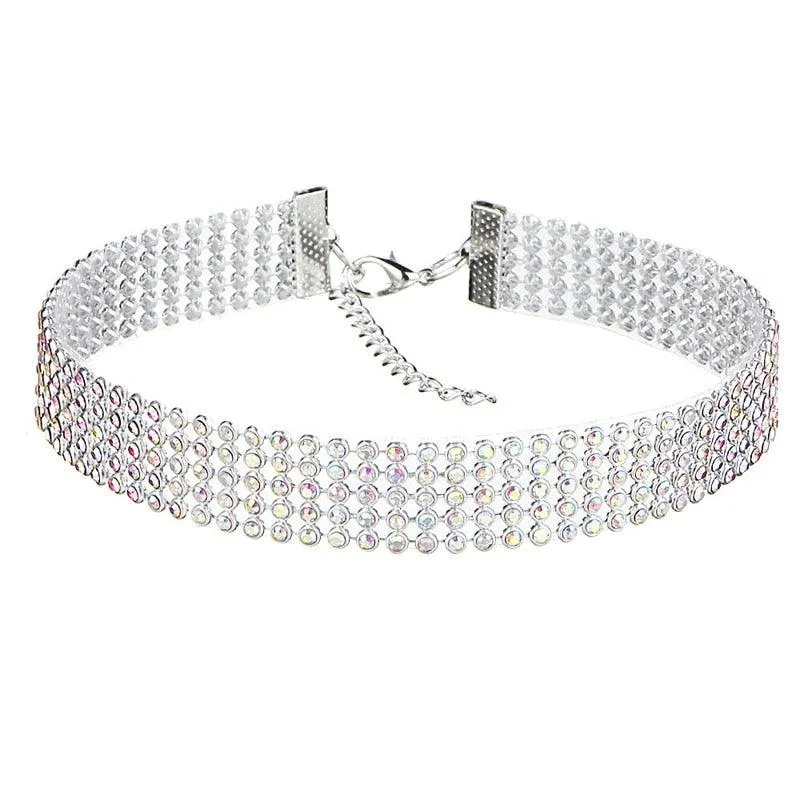 Dazzling Rhinestone Choker