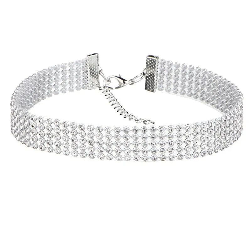 Dazzling Rhinestone Choker