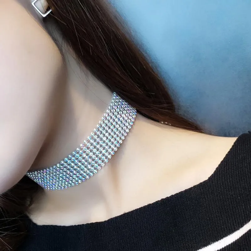 Dazzling Rhinestone Choker