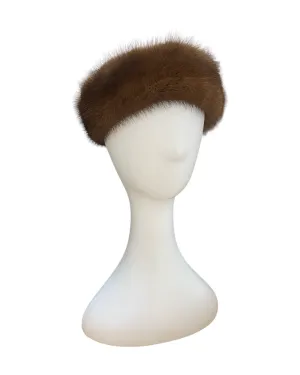 Demi Buff Mink Fur Headband