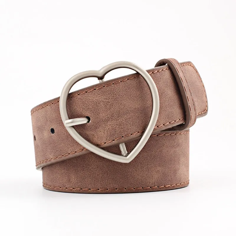 Dual Loop Leather Waist Belt