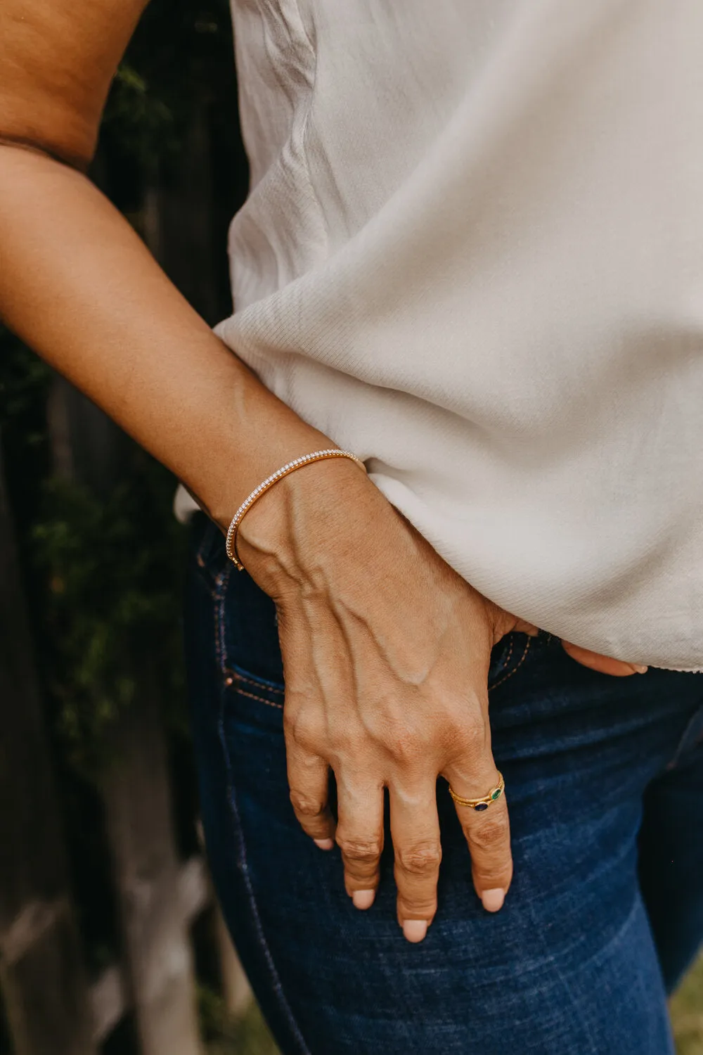 Elizabeth, Diamond Bracelet Yellow Gold
