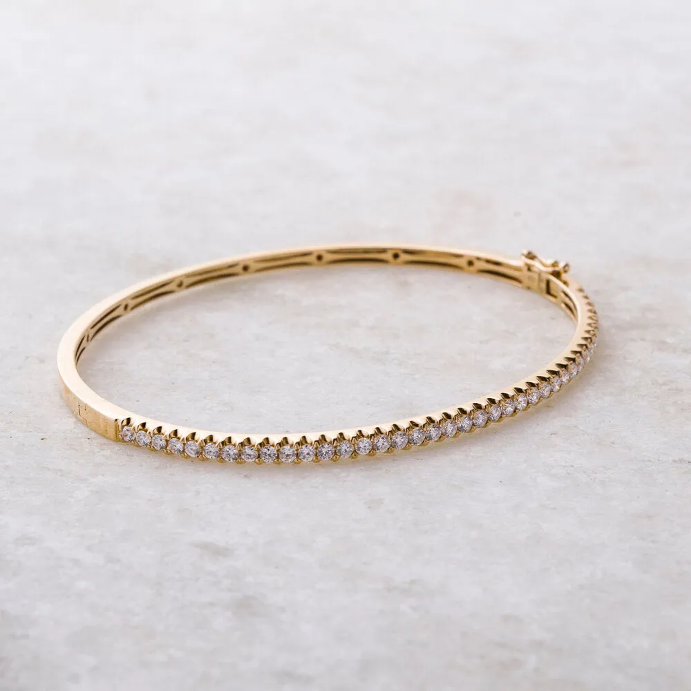Elizabeth, Diamond Bracelet Yellow Gold