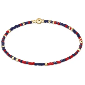 Enewton - Gameday Hope Unwritten Bracelet - Matte Navy-Bright Red