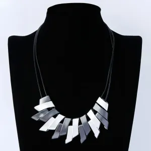 Fashion Women's Statement Suspension Pendants Collares Neck Chokers Necklace